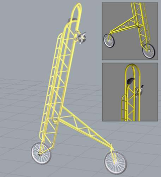 Illustration for article titled SkyWalker 12-Foot-Tall Bicycle Probably Requires Jedi Abilities